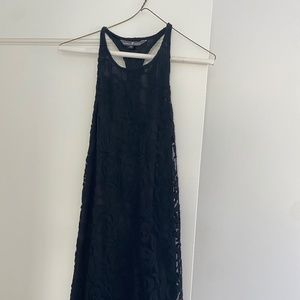Black Lace Racerback dress